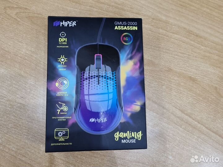 Новая игровая мышка Hiper gmus-2000 Assassin