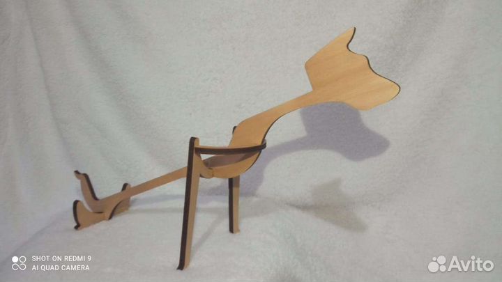 Подставка под бутылку вина Олень и Собака