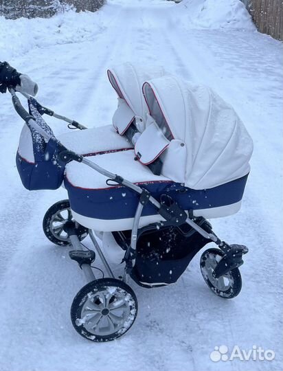 Коляска для двойни mikado