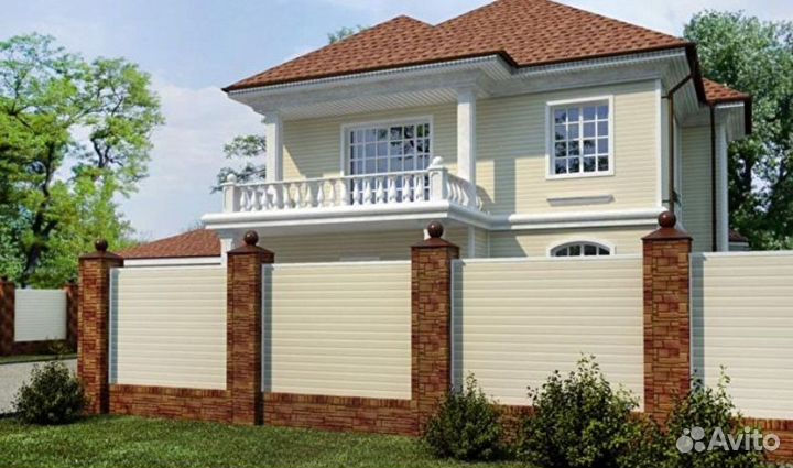 Забор из профлиста под ключ качественно