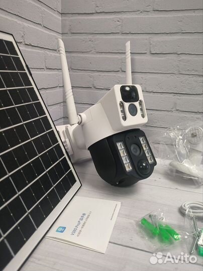 Камера видеонаблюдения с сим картой солнечной бат