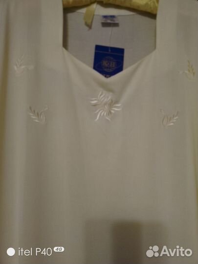 Блузка из шелкового трикотажа новая 56размер