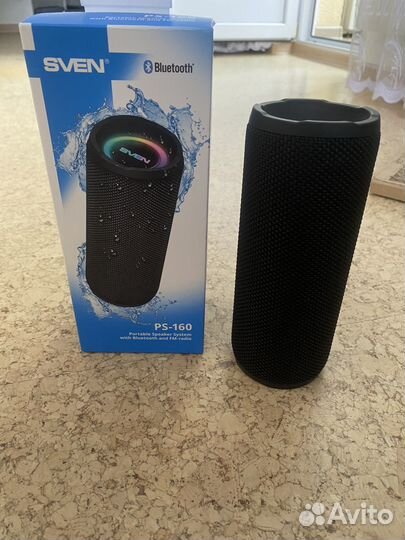 Портативная колонка sven ps-160, bluetooth колонка