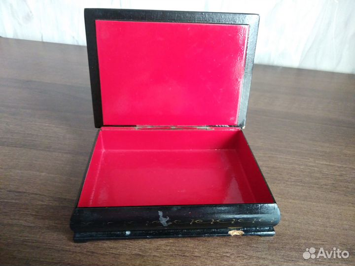 Шкатулка деревянная СССР