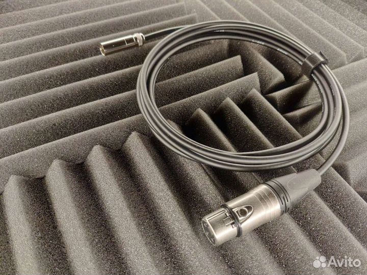 Mini Xlr штекер на Xlr гнездо Canare L-2E5