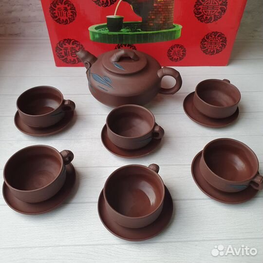 Набор для чая, глина
