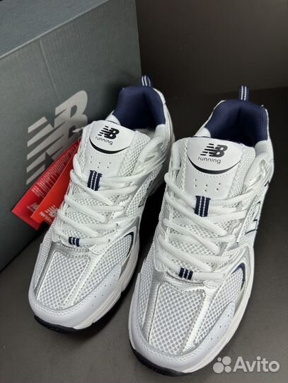 New balance 530 White Silver Navy