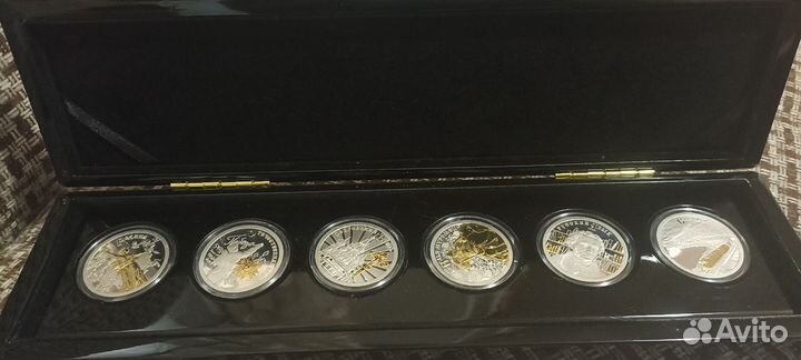 Набор серебряных медалей