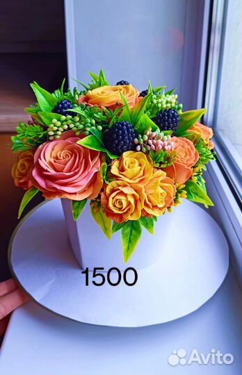 Букеты цветов из мыла