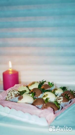 Клубника в шоколаде набор