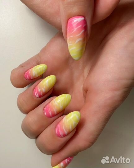 Маникюр,покрытие гель-лак, наращивание, педикюр