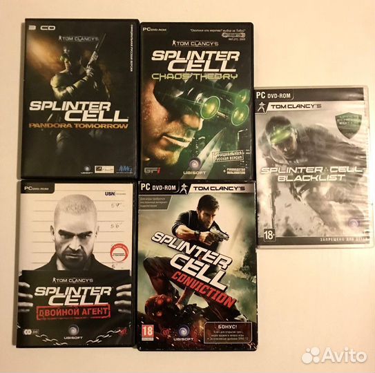 Серия игр Splinter Cell для PC DVD Box (5 из 6)