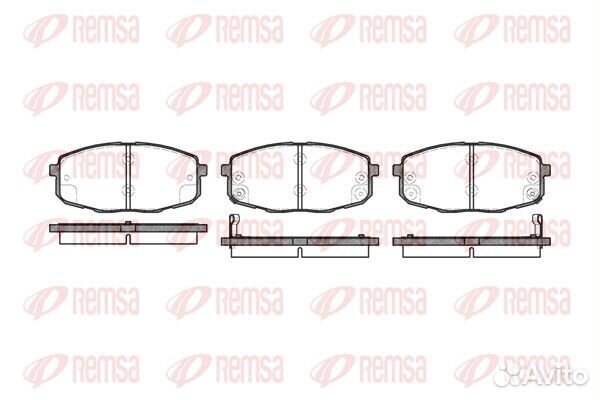 Колодки тормозные передние