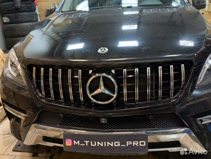 Решетка GT Mercedes ML W166