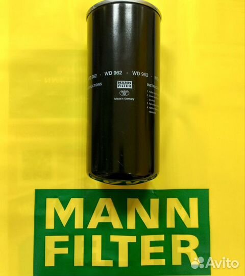 Фильтр маслянный Mann-Filter WD 982