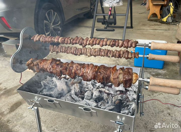 Мангал с электроприводом