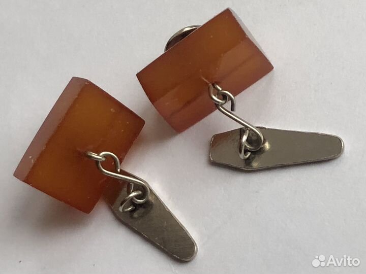 Янтарные запанки,браслет,серьги.СССР/Винтаж