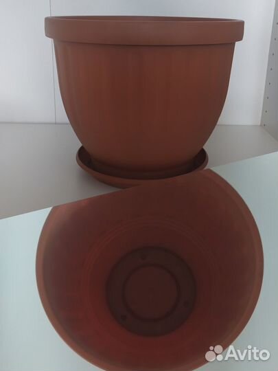 Кашпо, горшки для цветов, 8 шт