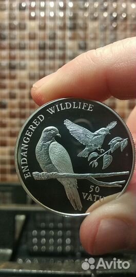 50 вату 1992 г. Вануату.Серебро