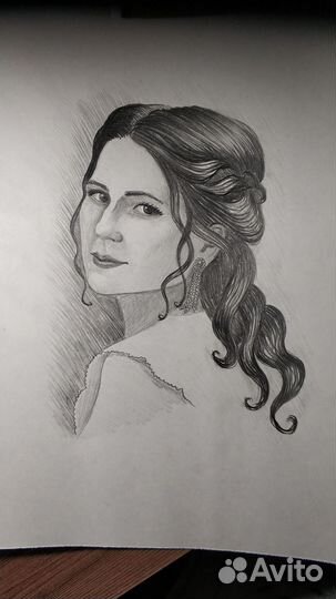 Портрет по фото, рисунки на заказ. Уроки рисования