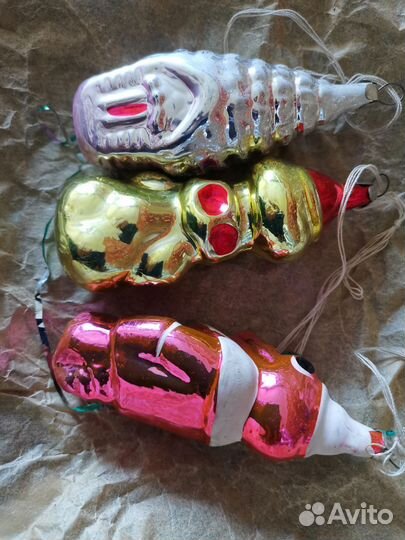 Елочные игрушки СССР