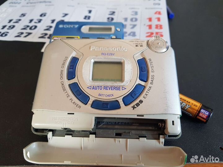 Кассетный плеер panasonic rq-e25v