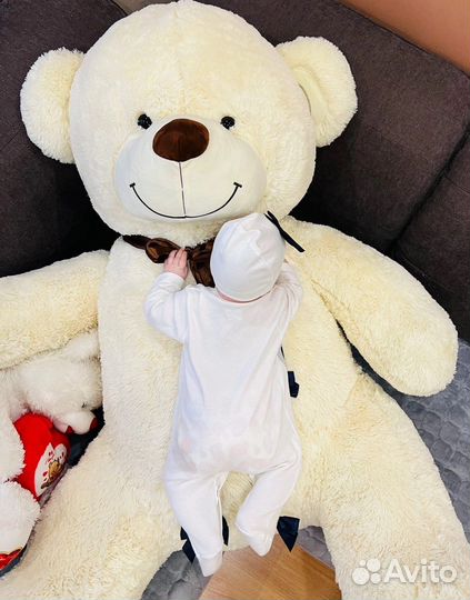 Большие плюшевые мишки, медведи