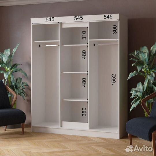 Шкаф купе твист