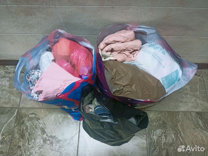 Вещи пакетом на девочку 122 128