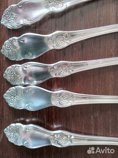 Ложки столовые мельхиоровые Серебряная Роза