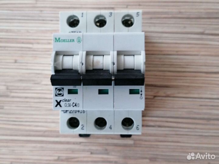 Автоматический выключатель. Moeller C4 380 V