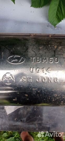 Глушитель на hyundai Getz