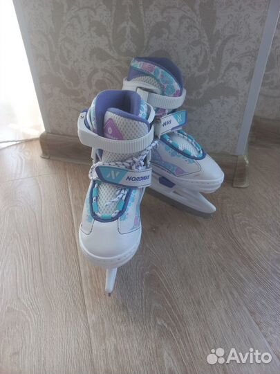 Коньки фигурные nordway раздвижные р.26-31