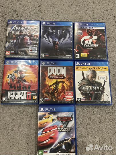 Игры для приставок ps4
