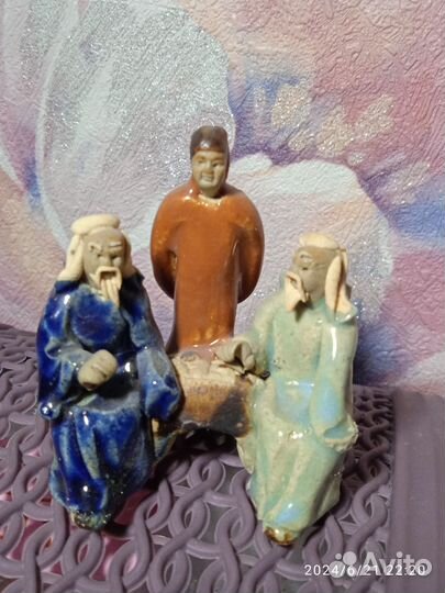 Статуэтки миниатюры мудрецов Китай