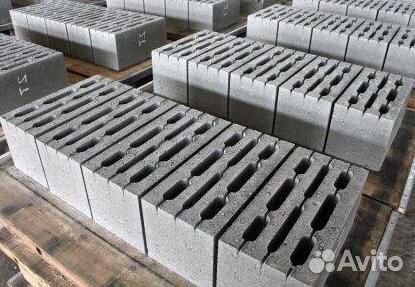Блоки строительные 8ми-щелевые керамзитобетонные