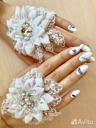 Митенки кружевные