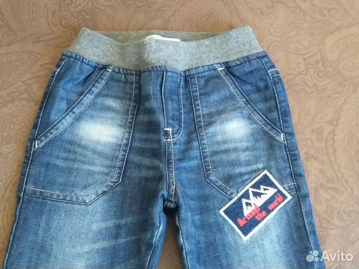 Джинсы утеплённые