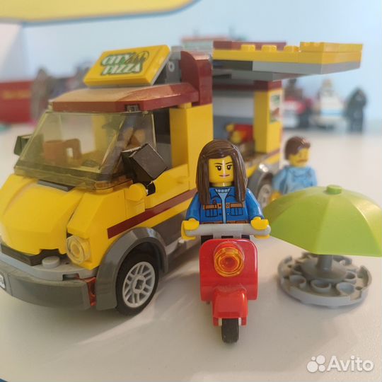 Lego city Фургон пиццерия