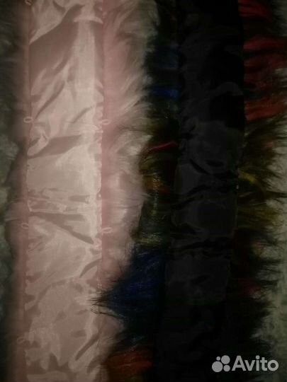 Меховая опушка для капюшона новая