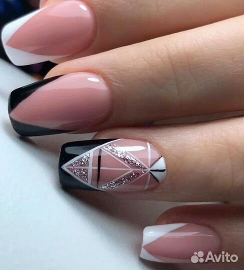 Наращивание ногтей,маникюр,гель лак, брови,визаж