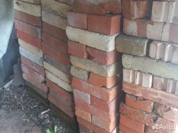 Кирпич красный бу