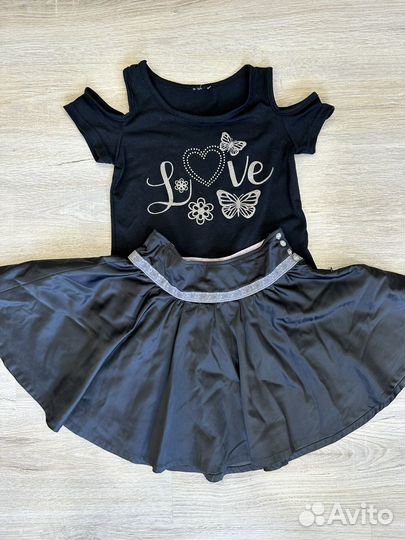 Пакет брендовой одежды для девочки 122-128