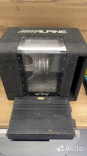 Сабвуфер и усилитель