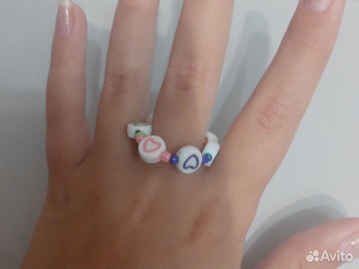 Кольцо из бисера
