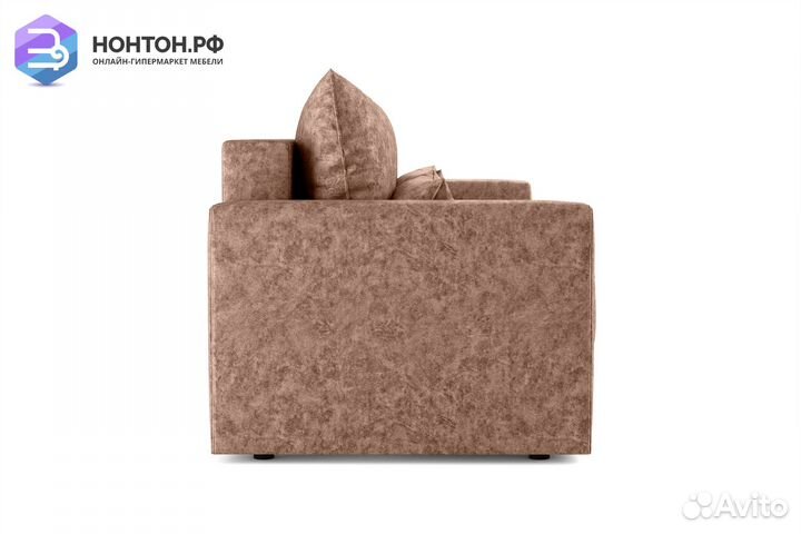 Диван еврокнижка Томас 3-х местный коричневый