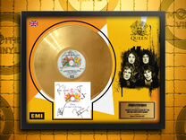 Queen золотой винил автографы креативный подарок