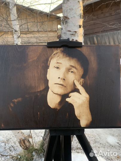 Выжигание портретов и картин по фото. Не лазер
