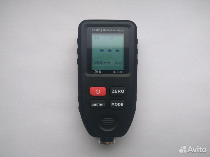Толщиномер краски (новый) для авто R&D TC100 + бат