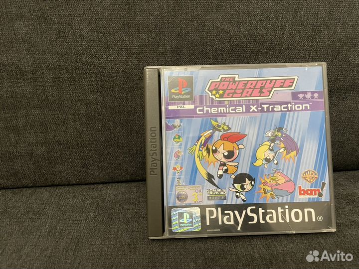 Редкий диск PS1 The Powerpuff Girls